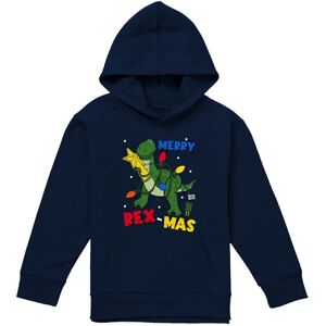 (12-13 Years, Navy) Toy Story Childrens/Kids Merry Rexmas Christmas Pullover Hoo (12-13 Years, Navy) Toy Story Childrens/Kids Merry Rexmas Christmas Pullover Hoo