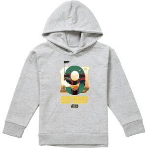 (7-8 Years, Athletic Heather) Star Wars Childrens/Kids 9 Boba Fett Heather Pullo (7-8 Years, Athletic Heather) Star Wars Childrens/Kids 9 Boba Fett Heather Pullo