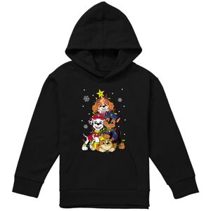 (5-6 Years, Black) Paw Patrol Childrens/Kids Christmas Tree Pullover Hoodie (5-6 Years, Black) Paw Patrol Childrens/Kids Christmas Tree Pullover Hoodie