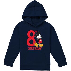 (5-6 Years, Navy) Disney Childrens/Kids Mickey Mouse Shirt 8th Birthday Hoodie (5-6 Years, Navy) Disney Childrens/Kids Mickey Mouse Shirt 8th Birthday Hoodie