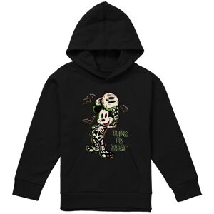 (9-11 Years, Black) Disney Childrens/Kids Mickey Mouse Skeleton Hoodie (9-11 Years, Black) Disney Childrens/Kids Mickey Mouse Skeleton Hoodie