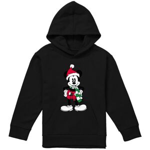 (9-11 Years, Black) Disney Childrens/Kids Mickey Mouse Tartan Christmas Hoodie (9-11 Years, Black) Disney Childrens/Kids Mickey Mouse Tartan Christmas Hoodie