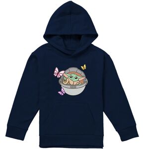 (9-11 Years, Navy) Star Wars The Mandalorian Childrens/Kids Grogu Butterflies Ho (9-11 Years, Navy) Star Wars The Mandalorian Childrens/Kids Grogu Butterflies Ho