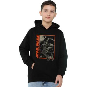 (9-11 Years, Black) Star Wars Childrens/Kids Darth Vader Outline Hoodie (9-11 Years, Black) Star Wars Childrens/Kids Darth Vader Outline Hoodie