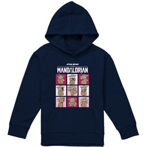 (9-11 Years, Navy) Star Wars The Mandalorian Childrens/Kids Grogu Squares Pullov (9-11 Years, Navy) Star Wars The Mandalorian Childrens/Kids Grogu Squares Pullov