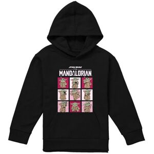 (7-8 Years, Black) Star Wars The Mandalorian Childrens/Kids Grogu Squares Pullov (7-8 Years, Black) Star Wars The Mandalorian Childrens/Kids Grogu Squares Pullov