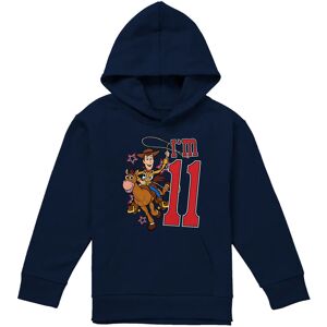 (12-13 Years, Navy) Toy Story Childrens/Kids I'm 11 Woody Birthday Pullover Hood (12-13 Years, Navy) Toy Story Childrens/Kids I'm 11 Woody Birthday Pullover Hood
