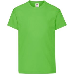 (5-6 Years, Lime Green) Fruit of the Loom Childrens/Kids Original T-Shirt (5-6 Years, Lime Green) Fruit of the Loom Childrens/Kids Original T-Shirt