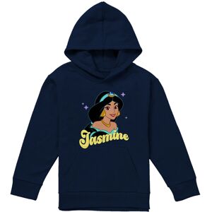 (5-6 Years, Navy) Disney Princess Childrens/Kids Jasmine Face Hoodie (5-6 Years, Navy) Disney Princess Childrens/Kids Jasmine Face Hoodie