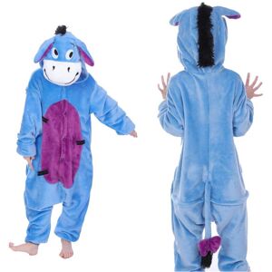 Unbranded (Donkey, 110cm) Flannel Pyjamas Animal Kids Cosplay Cute Onesie Sleepwear Party Unbranded (Donkey, 110cm) Flannel Pyjamas Animal Kids Cosplay Cute Onesie Sleepwear Party