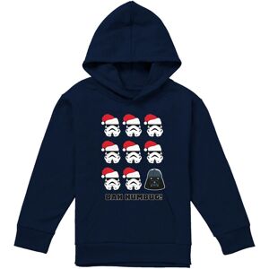 (7-8 Years, Navy) Star Wars Childrens/Kids Bah Humbug Darth Vader & Stormtrooper (7-8 Years, Navy) Star Wars Childrens/Kids Bah Humbug Darth Vader & Stormtrooper