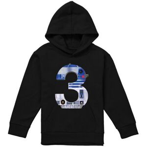 (9-11 Years, Black) Star Wars Childrens/Kids 3 R2-D2 Hoodie (9-11 Years, Black) Star Wars Childrens/Kids 3 R2-D2 Hoodie