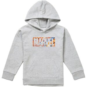 (9-11 Years, Athletic Heather) Marvel Childrens/Kids Paint Brick Pull Over Hoodi (9-11 Years, Athletic Heather) Marvel Childrens/Kids Paint Brick Pull Over Hoodi