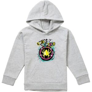 (7-8 Years, Athletic Heather) Marvel Childrens/Kids Ghost-Spider Punk Logo Hoodi (7-8 Years, Athletic Heather) Marvel Childrens/Kids Ghost-Spider Punk Logo Hoodi