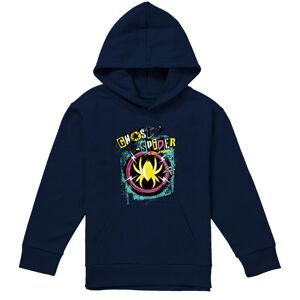 (12-13 Years, Navy) Marvel Childrens/Kids Ghost-Spider Punk Logo Hoodie (12-13 Years, Navy) Marvel Childrens/Kids Ghost-Spider Punk Logo Hoodie