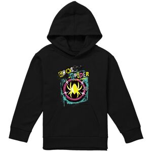 (12-13 Years, Black) Marvel Childrens/Kids Ghost-Spider Punk Logo Hoodie (12-13 Years, Black) Marvel Childrens/Kids Ghost-Spider Punk Logo Hoodie