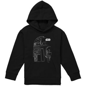(9-11 Years, Black) Star Wars Childrens/Kids R2-D2 Hoodie (9-11 Years, Black) Star Wars Childrens/Kids R2-D2 Hoodie
