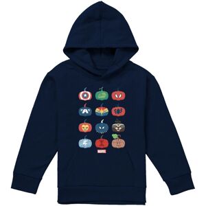 (5-6 Years, Navy) Marvel Childrens/Kids Hero Pumpkins Pull Over Hoodie (5-6 Years, Navy) Marvel Childrens/Kids Hero Pumpkins Pull Over Hoodie