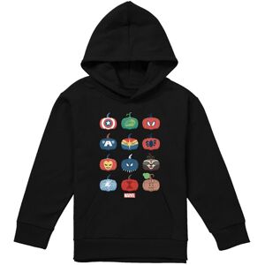 (9-11 Years, Black) Marvel Childrens/Kids Hero Pumpkins Pull Over Hoodie (9-11 Years, Black) Marvel Childrens/Kids Hero Pumpkins Pull Over Hoodie