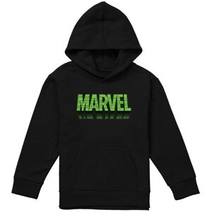 (9-11 Years, Black) Marvel Childrens/Kids Hulking Brick Pull Over Hoodie (9-11 Years, Black) Marvel Childrens/Kids Hulking Brick Pull Over Hoodie