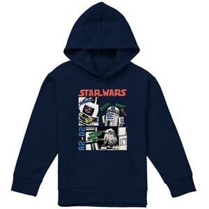 (12-13 Years, Navy) Star Wars Childrens/Kids Beep Boop R2-D2 Hoodie (12-13 Years, Navy) Star Wars Childrens/Kids Beep Boop R2-D2 Hoodie