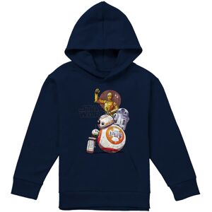 (7-8 Years, Navy) Star Wars Childrens/Kids Droid Squad Hoodie (7-8 Years, Navy) Star Wars Childrens/Kids Droid Squad Hoodie