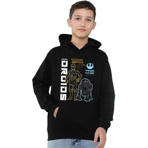 (7-8 Years, Athletic) Star Wars Childrens/Kids Rebel Droids Heather Pullover Hoo (7-8 Years, Athletic) Star Wars Childrens/Kids Rebel Droids Heather Pullover Hoo