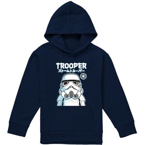 (9-11 Years, Navy) Star Wars Childrens/Kids Stormtrooper Kawaii Hoodie (9-11 Years, Navy) Star Wars Childrens/Kids Stormtrooper Kawaii Hoodie