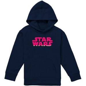 (12-13 Years, Navy) Star Wars Childrens/Kids Watermelon Logo Hoodie (12-13 Years, Navy) Star Wars Childrens/Kids Watermelon Logo Hoodie