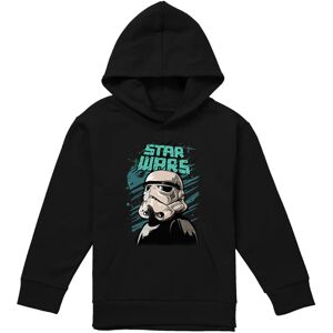 (9-11 Years, Black) Star Wars Childrens/Kids Street Glare Stormtrooper Hoodie (9-11 Years, Black) Star Wars Childrens/Kids Street Glare Stormtrooper Hoodie