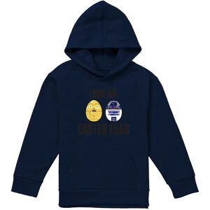 (12-13 Years, Navy) Star Wars Childrens/Kids Look Sir, Easter Eggs Hoodie (12-13 Years, Navy) Star Wars Childrens/Kids Look Sir, Easter Eggs Hoodie