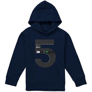 (5-6 Years, Navy) Star Wars Childrens/Kids 5 Darth Vader Hoodie (5-6 Years, Navy) Star Wars Childrens/Kids 5 Darth Vader Hoodie