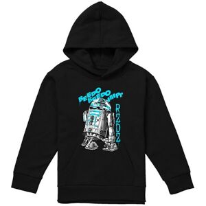 (9-11 Years, Black) Star Wars Childrens/Kids Graff R2-D2 Hoodie (9-11 Years, Black) Star Wars Childrens/Kids Graff R2-D2 Hoodie