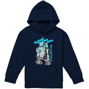 (9-11 Years, Navy) Star Wars Childrens/Kids Graff R2-D2 Hoodie (9-11 Years, Navy) Star Wars Childrens/Kids Graff R2-D2 Hoodie