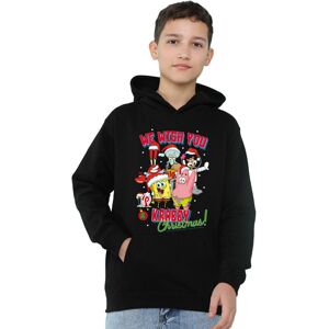 (12-13 Years, Black) SpongeBob SquarePants Childrens/Kids Crabby Christmas Pullo (12-13 Years, Black) SpongeBob SquarePants Childrens/Kids Crabby Christmas Pullo