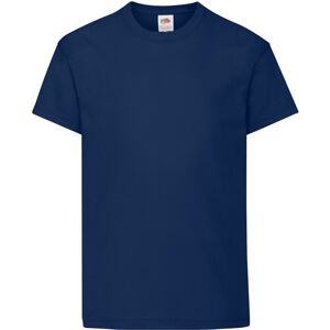 (14-15 Years, Navy) Fruit of the Loom Childrens/Kids Original T-Shirt (14-15 Years, Navy) Fruit of the Loom Childrens/Kids Original T-Shirt