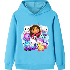 Gaatpot (Light blue, 140cm) Gabby's Dollhouse Printed Hoodie for Middle and Large Childr Gaatpot (Light blue, 140cm) Gabby's Dollhouse Printed Hoodie for Middle and Large Childr
