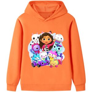 Gaatpot (orange color, 130cm) Gabby's Dollhouse Printed Hoodie for Middle and Large Chil Gaatpot (orange color, 130cm) Gabby's Dollhouse Printed Hoodie for Middle and Large Chil