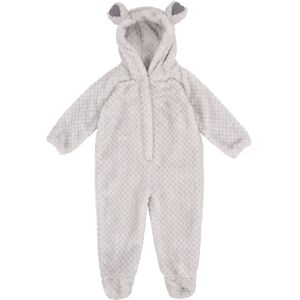 (9-12 Months, Pale Grey) Trespass Babies Playsuit Hooded with Ears Loveable (9-12 Months, Pale Grey) Trespass Babies Playsuit Hooded with Ears Loveable