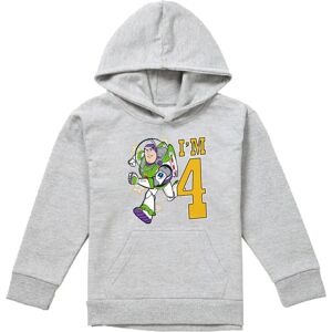 (7-8 Years, Athletic Heather) Toy Story Childrens/Kids I'm 4 Buzz Lightyear Heat (7-8 Years, Athletic Heather) Toy Story Childrens/Kids I'm 4 Buzz Lightyear Heat