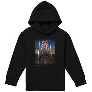 (5-6 Years, Black) Star Wars Mandalorian Childrens/Kids Heroic Ahsoka Tano Hoodi (5-6 Years, Black) Star Wars Mandalorian Childrens/Kids Heroic Ahsoka Tano Hoodi