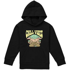 (7-8 Years, Black) Star Wars The Mandalorian Childrens/Kids Chill Vibes Grogu Ho (7-8 Years, Black) Star Wars The Mandalorian Childrens/Kids Chill Vibes Grogu Ho
