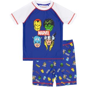 (8-9 Years) Marvel Swimsuit Boys Kids Superhero Two Piece Top Shorts Swim Set (8-9 Years) Marvel Swimsuit Boys Kids Superhero Two Piece Top Shorts Swim Set