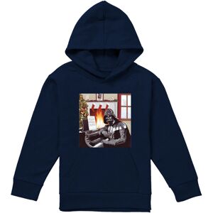 (12-13 Years, Navy) Star Wars Childrens/Kids Christmas Carols Darth Vader Hoodie (12-13 Years, Navy) Star Wars Childrens/Kids Christmas Carols Darth Vader Hoodie