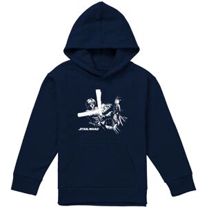 (5-6 Years, Navy) Star Wars Childrens/Kids Lightsaber Fight Manga Hoodie (5-6 Years, Navy) Star Wars Childrens/Kids Lightsaber Fight Manga Hoodie