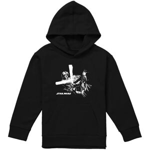 (12-13 Years, Black) Star Wars Childrens/Kids Lightsaber Fight Manga Hoodie (12-13 Years, Black) Star Wars Childrens/Kids Lightsaber Fight Manga Hoodie