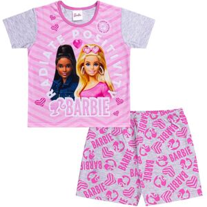 (5-6 Years) Barbie Girls Short Pyjamas Pj Set (5-6 Years) Barbie Girls Short Pyjamas Pj Set