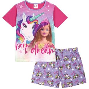 (7-8 Years) Barbie Doll Girls Pyjamas Short Pjs Ages 3 Years To 10 Years (7-8 Years) Barbie Doll Girls Pyjamas Short Pjs Ages 3 Years To 10 Years
