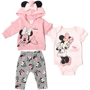 Disney Minnie Mouse Newborn Baby Boy or Girl 3 Piece Outfit Set: Pants Bodysuit Disney Minnie Mouse Newborn Baby Boy or Girl 3 Piece Outfit Set: Pants Bodysuit