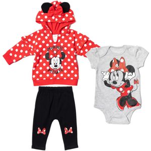 Disney Minnie Mouse Newborn Baby Boy or Girl 3 Piece Outfit Set: Pants Bodysuit Disney Minnie Mouse Newborn Baby Boy or Girl 3 Piece Outfit Set: Pants Bodysuit